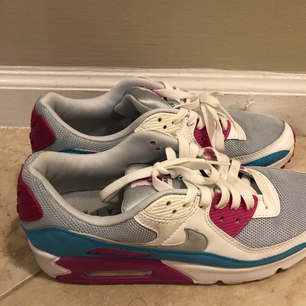 Nike Air Max 90 Sneakers Pink/Blue